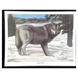 Harold Rigsby Tundra Wolf II Ltd Ed Signed Repro