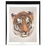 Harold Rigsby Bengal Tiger IV Lmt Ed Signed Repro