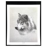 Harold Rigsby Grey Wolf Ltd Ed Signed Lg Repr