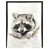 Harold Rigsby Raccoon Ltd Ed Signed Reprod
