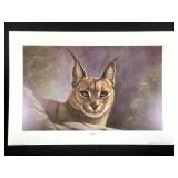 Harold Rigsby Caracal Lmt Ed Signed Repr Print