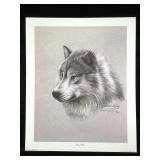 Harold Rigsby Grey Wolf Ltd Ed Signed Lg Repr