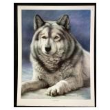 Harold Rigsby Tundra Wolf III Ltd Ed Signed Repro
