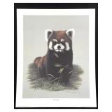 Harold Rigsby Red Panda Lmt Ed Signed Repr Print