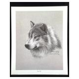Harold Rigsby Grey Wolf Ltd Ed Signed Lg Repr
