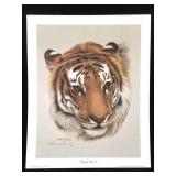 Harold Rigsby Bengal Tiger IV Lmt Ed Signed Repro