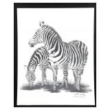 Harold Rigsby Zebras Ltd Ed Signed Lg Repr