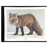 Harold Rigsby Red Fox III Lmt Ed Signed Repro