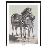 Harold Rigsby Plains Zebras Ltd Ed Signed Lg Repro