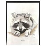 Harold Rigsby Raccoon Ltd Ed Signed Reprod 16 x 12