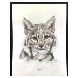 Harold Rigsby Bobcat Ltd Ed Signed Reprod 16 x 12