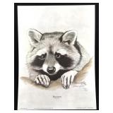 Harold Rigsby Raccoon Ltd Ed Signed Reprod