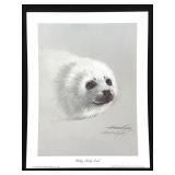Harold Rigsby Baby Harp Seal Signed Reproduction
