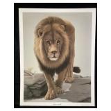 Harold Rigsby African Lion 3 Ltd Ed Signed Lg Rep