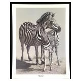 Harold Rigsby Plains Zebras Ltd Ed Signed Lg Repro