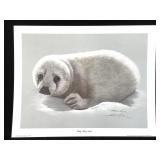 Harold Rigsby Baby Harp Seal Lmt Ed Signed Repro