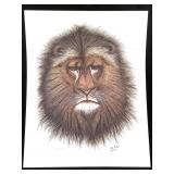 Wm Schloss Baboon Lmt Ed signed Repro Print