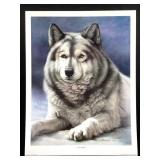 Harold Rigsby Tundra Wolf III Ltd Ed Signed Repro