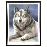 Harold Rigsby Tundra Wolf III Ltd Ed Signed Repro