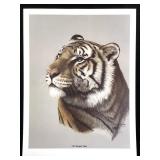 Harold Rigsby LSU Bengal Tiger Signed Lg Repr