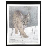 Harold Rigsby Young Cougar Ltd Ed Signed Lg Repr
