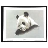 Harold Rigsby Panda II Signed Reprod 14" x 18"