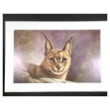 Harold Rigsby Caracal Lmt Ed Signed Repr Print