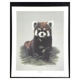 Harold Rigsby Red Panda Lmt Ed Signed Repr Print