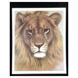 Harold Rigsby African Lion II Ltd Ed Signed Lg Rep