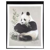 Harold Rigsby Panda Lmt Ed Signed Reprod 22" x 18"