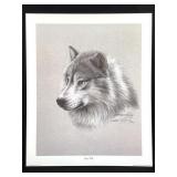 Harold Rigsby Grey Wolf Ltd Ed Signed Lg Repr