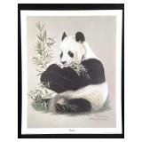 Harold Rigsby Panda Lmt Ed Signed Reprod 22" x 18"