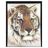 Harold Rigsby Snow Tiger Lmt Ed Signed Repr