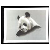 Harold Rigsby Panda II Signed Reprod 14" x 18"