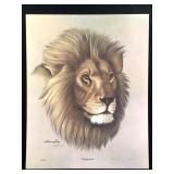 Harold Rigsby African Lion Ltd Ed Signed Lg Repr