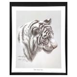 Harold Rigsby White Bengal Tiger Lmt Ed Signed Rep