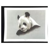 Harold Rigsby Panda II Signed Reprod 14" x 18"