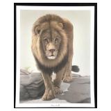Harold Rigsby African Lion 3 Ltd Ed Signed Lg Rep