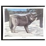 Harold Rigsby Tundra Wolf II Ltd Ed Signed Repro