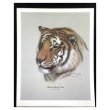 Harold Rigsby Clemson Bengal Tiger Signed Lg Repr
