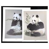 2 Harold Rigsby Panda & Panda 3 Lmt Ed Signed Rep