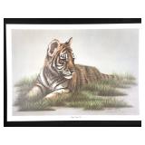 Harold Rigsby Bengal Tiger Cub Signed Repro