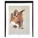 Harold Rigsby Red Fox I Lmt Ed Signed Repro