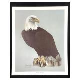 Harold Rigsby American Bald Eagle Signed Repr Pr
