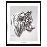 Harold Rigsby White Bengal Tiger Lmt Ed Signed Rep