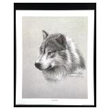 Harold Rigsby Grey Wolf Ltd Ed Signed Lg Repr