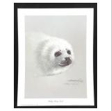 Harold Rigsby Baby Harp Seal Signed Reproduction
