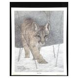 Harold Rigsby Young Cougar Ltd Ed Signed Lg Repr