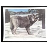 Harold Rigsby Tundra Wolf II Ltd Ed Signed Repro