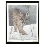 Harold Rigsby Young Cougar Ltd Ed Signed Lg Repr